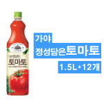 가야농장 정성담은 토마토 1.5L 12개입 주스 과채음료 : J-MART