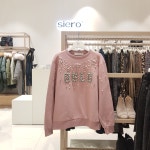 [siero] 진주크리스탈 비딩 맨투맨 티셔츠 SD4TSF890 : 현대대구시티아울렛 시에로