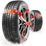 초합금 스파이크 적용 쉽게 장착하는 파워 아이젠 타이어 스노우체인 8pcs : 범퍼카