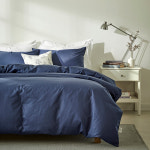 국산 멜로우비  호텔 침구 이불 커버 세트 60수 무지 베딩커버 화이트 S : 멜로우비홈