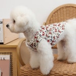 부띠끄멍 2컬러 사이즈S-XL 핸드메이드 꽃무늬 할매 누빔 조끼 : 마이앨리스독