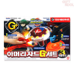 정품 최강 탑플레이트 아머리자드 G+ 세트 3레볼루션 배틀 팽이 : 주식회사 기프트앤돌