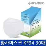 GC녹십자MS 그린케어 KF94 황사마스크 30매 (화이트) : SK스토아