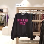 [siero] ICELAND OSLO 프린트기모 맨투맨 SF8TSF454BK : 현대대구시티아울렛 시에로