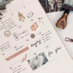 너도밤나무 {위클리} 다이어리 클리어 스탬프 : 스탬프마마