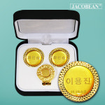 자코비안 순금 골프 볼마커/세트/골프 볼마크/주문제작/이니셜 : 지앤에스지골프