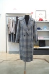 와이드카라 더블 박시 체크 핸드메이드 코트 LJAHC561 : 롯데프리미엄 이천점 르샵