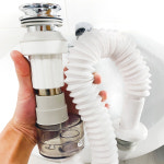 세면대 팝업 배수구 교체 자동팝업 세면기 부속품 배수관 트랩 부속 한방에일체형트랩 : 한솔산업