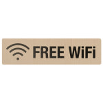 우드 WIFI ZONE 와이파이 표지판 표시 안내판 카페 매장 표찰 : 사인통