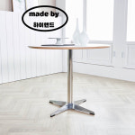 [하이앤드퍼니처] 릴리 테이블 화이트 카페 식탁 2인 4인 커피 인테리어 원형 테이블 : 하이앤드퍼니처