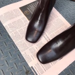 모던 첼시부츠 굽5cm 브라운 블랙 : 부티크깔랑