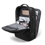 BANGE 남자 직장인 가죽 백팩 15인치 노트북 학생 여행용 비지니스 정장 출퇴근 S51 : 아이백스