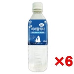 루이마켓 바우와우 펫 미네랄 워터 500ml 6개묶음 이온 애견 애묘 : Luimarket