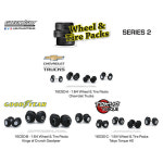 그린라이트 1:64  휠앤타이어 셋트 시리즈2 발통 다이캐스트 미니카 모형 피규어 : 미니카샵