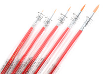 마카쥬용 붓 [화홍] 아크릴 유화붓 사이즈 0-4호 선택 가죽공예 브러쉬 : Myleathertool