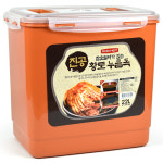 J0039/ (7195) 로이첸 참숯 황토진공 누름독 김치통 22L : 크린이오