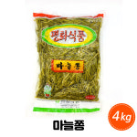 평화식품 마늘쫑 4kg 절임 반찬 : 참참참식자재