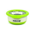 J0039/ (0646) 키친아트 라팔 더블푸드박스 (소) 스텐 밀폐용기 : 크린이오