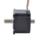 [57각 스텝모터] 57x57x45mm Dual Shaft Nema 23 Hollow Shaft Stepper Motor Bipolar 0.78 Nm(110.5oz.in) 2.0A : 스테퍼익스프레스