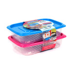 J0039/ (2963) 씨밀렉스 킵프리저중 사각냉동보관 밀폐용기 1.3L 1+1 : 크린이오