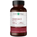 Vitamin World 비타민월드 오메가3 피쉬오일 1000mg 250소프트젤 Omega-3 Fish Oil : 바이카우
