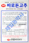 바로돈고추씨앗 1200립/조생대과종 : 제일농약사