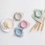 만두 틀 빚는 접는 메이커 세트 성형기 쿠커 빚기 왕 손 접기 기계 예쁘게 교자 제조기 : 아람송이