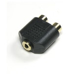 AUX 젠더 Y형(3.5 F/RCA Fx2) Stereo 3극 G9252 : 샤베르