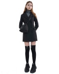 odd one out 오드원아웃 Coat jacket onepiece_BLACK : 올림픽세탁소