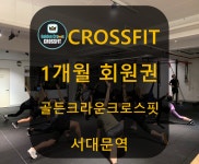 [골든크라운 크로스핏 서대문역][서울][중구] 크로스핏 레슨권(1개월) : 골든크라운크로스핏 서대문역