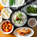 부산돼지국밥 특수부위 항정살 수영공원돼지국밥 4인분 : 수영공원돼지국밥