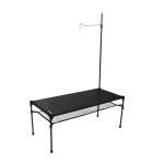 [스노우라인]   큐브테이블L6(블랙) : 캠핑프리