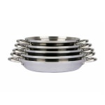 스텐 수입 통3중 감자탕 전골 찜 요리 냄비 업소용 한식 일식 중식 양식 식당 : 쉐프의연장