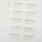 SG  화이트 Soy candle For You 소이 캔들 포 유 스티커 : 에스지