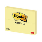 3M 포스트잇 노랑 6000매 653-4패트 400매입 15통 포스트지노트 : 남자선물천국