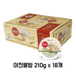 CJ 햇반 210g 이천쌀밥 18개 당일도정 햅쌀 : 졸리츄