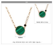 14k18k 말라카이트 목걸이 원석 데일리 메달 주얼리 쇼핑몰 종로 젬로드 g2061 : 젬로드주얼리