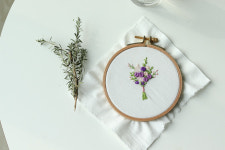 시흥 프랑스자수 꽃다발 꽃자수 원데이클래스 : 공방 자수하는으녕씨