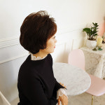 브릿지 커트머리펌 통가발 중년여성가발 부드러운인상 젊은펌헤어 엄마선물추천 : 가발 프랜즈