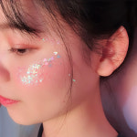 트루픽 페이스 메이크업 글리터 파츠 시즌2 블링블링 네일아트 크리스마스 파티 체육대회 연말파티 워터밤 : 아인 스토어