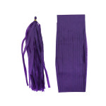 페이퍼태슬(5입)퍼플 생일 파티 DIY 장식 벌룬테일 : 파티즈