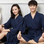 명품잠옷 모텔 실내 피부 관리사 배스 사우나 전신미술 송월샤워 가운 : 맥스퍼트