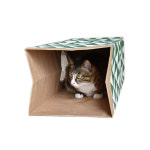 탁펫 도트 종이박스 고양이 숨숨집 장난감 : 탁펫