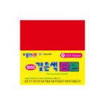 종이나라 같은색 색종이 단면 소 꾸미기 용품 접기 미술 준비물 공예 만들기 재료 학습 : 한양문구팬시