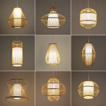 카페 옷가게 인테리어 펜던트조명 주방 식탁등 LED 조명 사리 죽현대중국식 샹들리에식당 서재 민박장식 선의등구 일본식 다다미 죽 편등... 