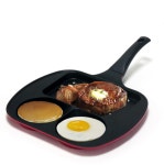 퀸센스 에그팬 인덕션 3구 4구 브런치팬 업소용 윤식당 나눔팬 모든열원 사용가능 : 별다샵