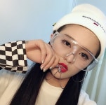 투명 고글 보안경 눈 보호 안경 안전고글 작업용 산업용 그라인더 목공 벌초 실험 흠뻑쇼 워터밤 보호경 무왜곡 자전거 농사 : 데코하임