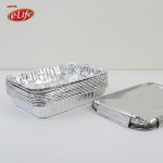 은박 일회용 도시락 은박지 소풍 김밥 포장 용기 케이스 반찬 통 10입 : 일급스토어