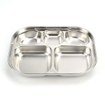 스텐 유아용 푸푸식판 어린이집식기 유치원급식 아이식판 다이어트그릇 : 주방다움