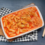 [이제이푸드스토리] 만두떡볶이 만볶이 (만두+쫄면+오뎅+떡볶이) 530g : 이제이 푸드스토리
